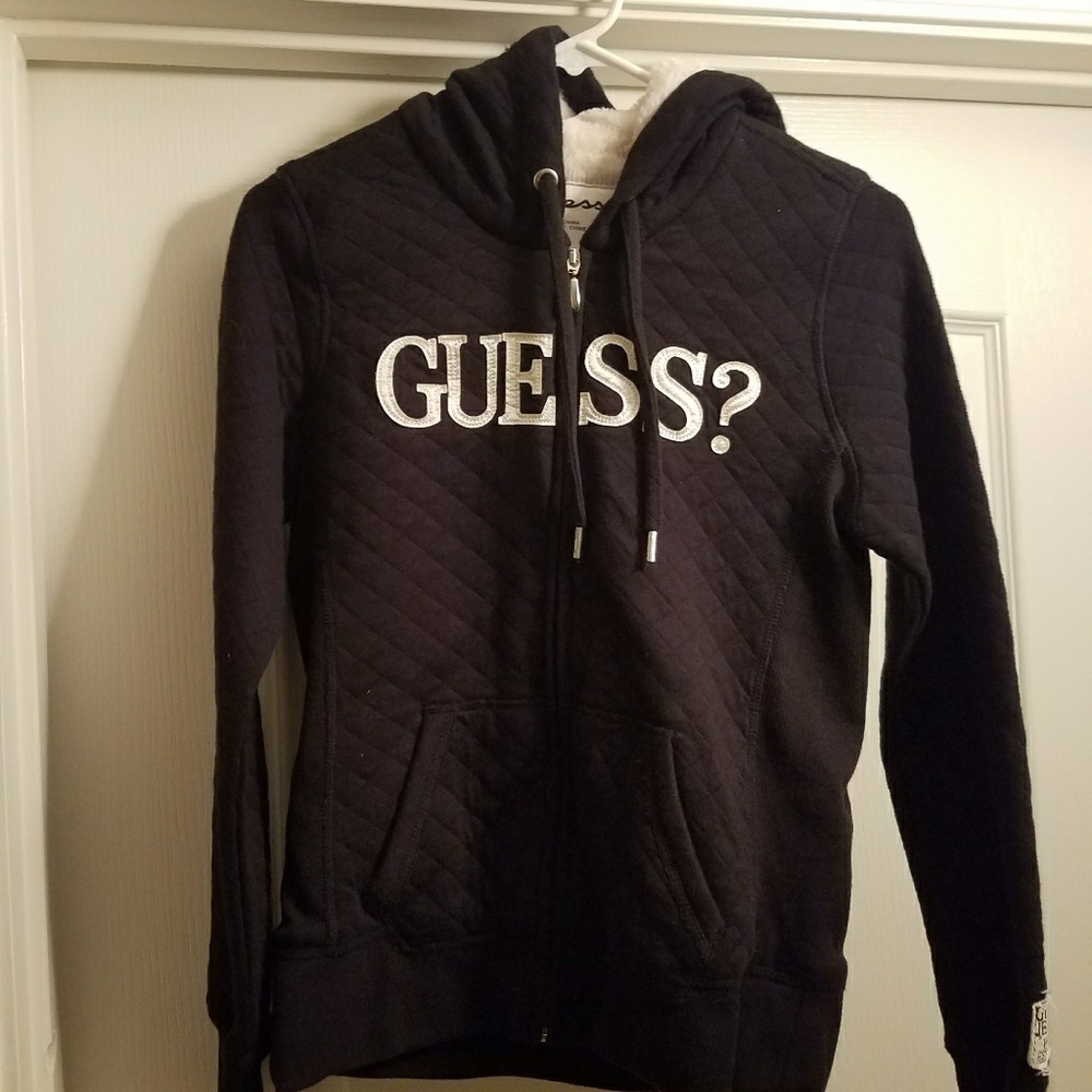 Guess Zip Up Hoodie